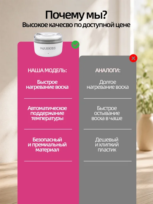 Мини-воскоплав для депиляции бровей и лица, вариант, фото 6