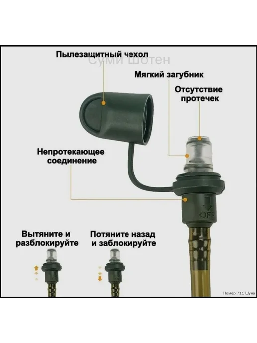 Тактический гидратор 3 л, 3 л, фото 3