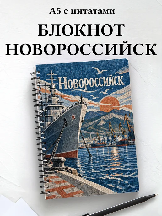 Блокнот Новороссийск с мотивирующими цитатами