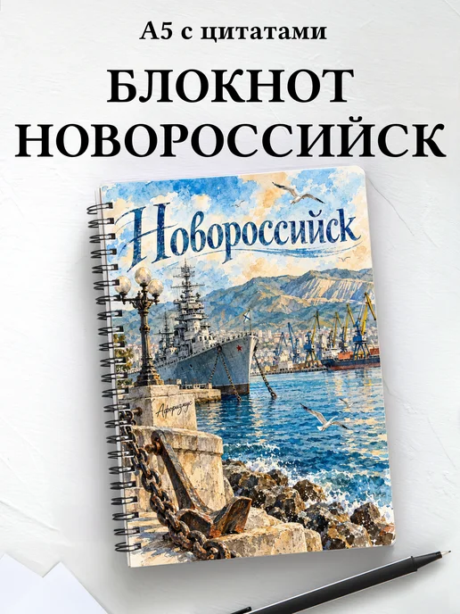 Блокнот Новороссийск с мотивирующими цитатами