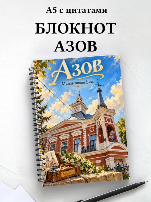 Блокнот Азов с мотивирующими цитатами