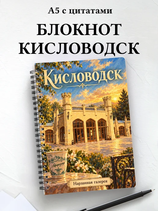 Блокнот Кисловодск с мотивирующими цитатами
