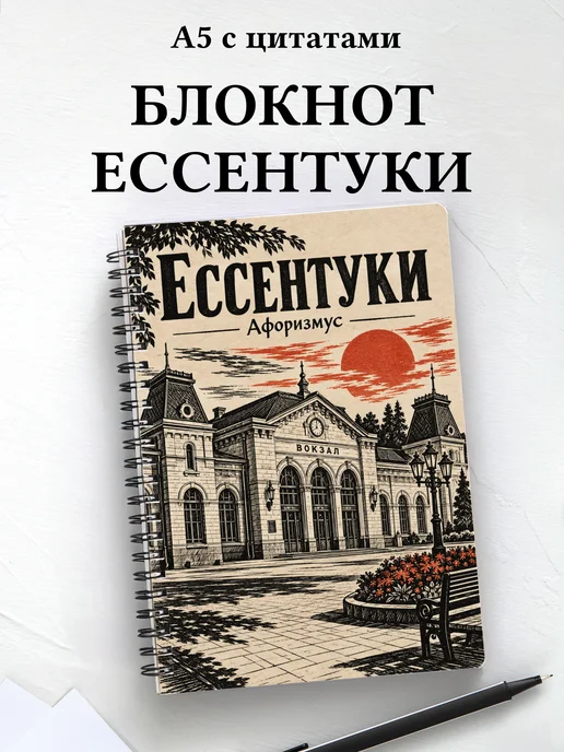 Блокнот Ессентуки с мотивирующими цитатами