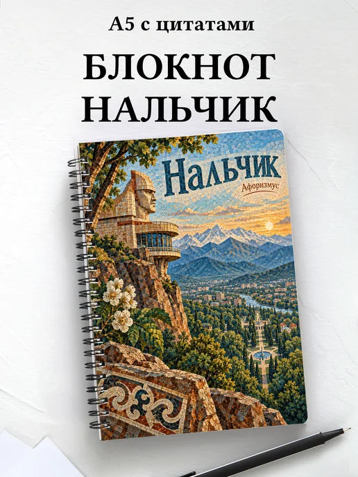 Блокнот Нальчик с мотивирующими цитатами