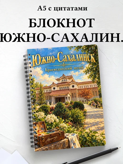 Блокнот Южно-Сахалинск с мотивирующими цитатами