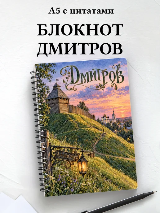 Блокнот Дмитров с мотивирующими цитатами