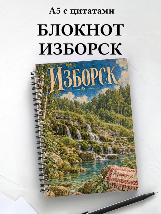 Блокнот Изборск с мотивирующими цитатами