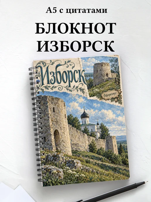 Блокнот Изборск с мотивирующими цитатами