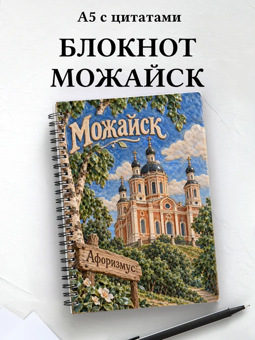 Блокнот Можайск с мотивирующими цитатами
