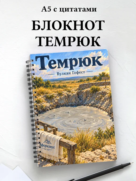 Блокнот Темрюк с мотивирующими цитатами