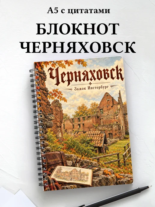 Блокнот Черняховск с мотивирующими цитатами