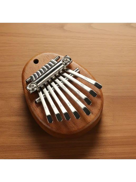 8-клавиш мини-Kalimba с шнуром, деревянная, музыка и finger, вариант, фото 5