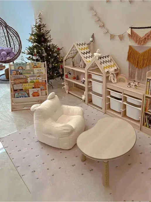 диван детский，детский мягкий диванчик，52*52*48, 52x52, фото 3