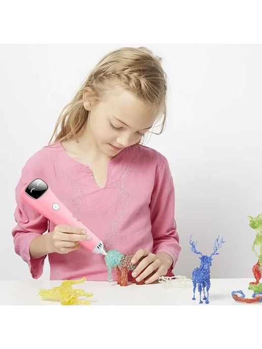 3D ручка с PCL для детей, USB безопасная для творчества, вариант, фото 4