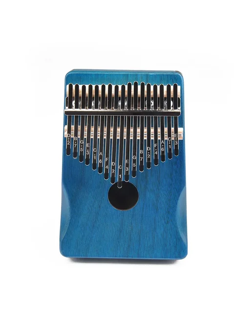 Милира деревянная 17 клавиш для Mbira для Музыки (синяя), синий, фото 4