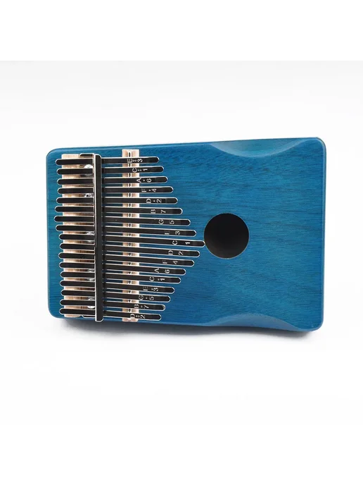Милира деревянная 17 клавиш для Mbira для Музыки (синяя), синий, фото 5