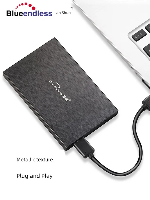 Нет бренда 500GB Ветрено-черный внешний жесткий диск USB 3.0 с, 750GB, фото 3