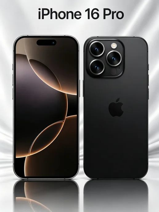 Смартфон Apple iPhone Phone 16 Pro 128 ГБ, черный, фото 7