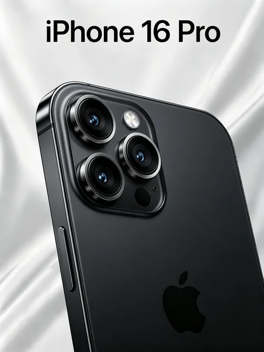 Смартфон Apple iPhone Phone 16 Pro 128 ГБ, черный, фото 8