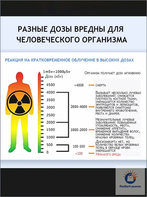 Дозиметр радиации, 100×40×25 мм, 98 г, 100x40, 98 г, фото 7